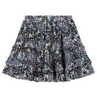 Girls Muti-Coloured Pleated Skirt, 1, hi-res