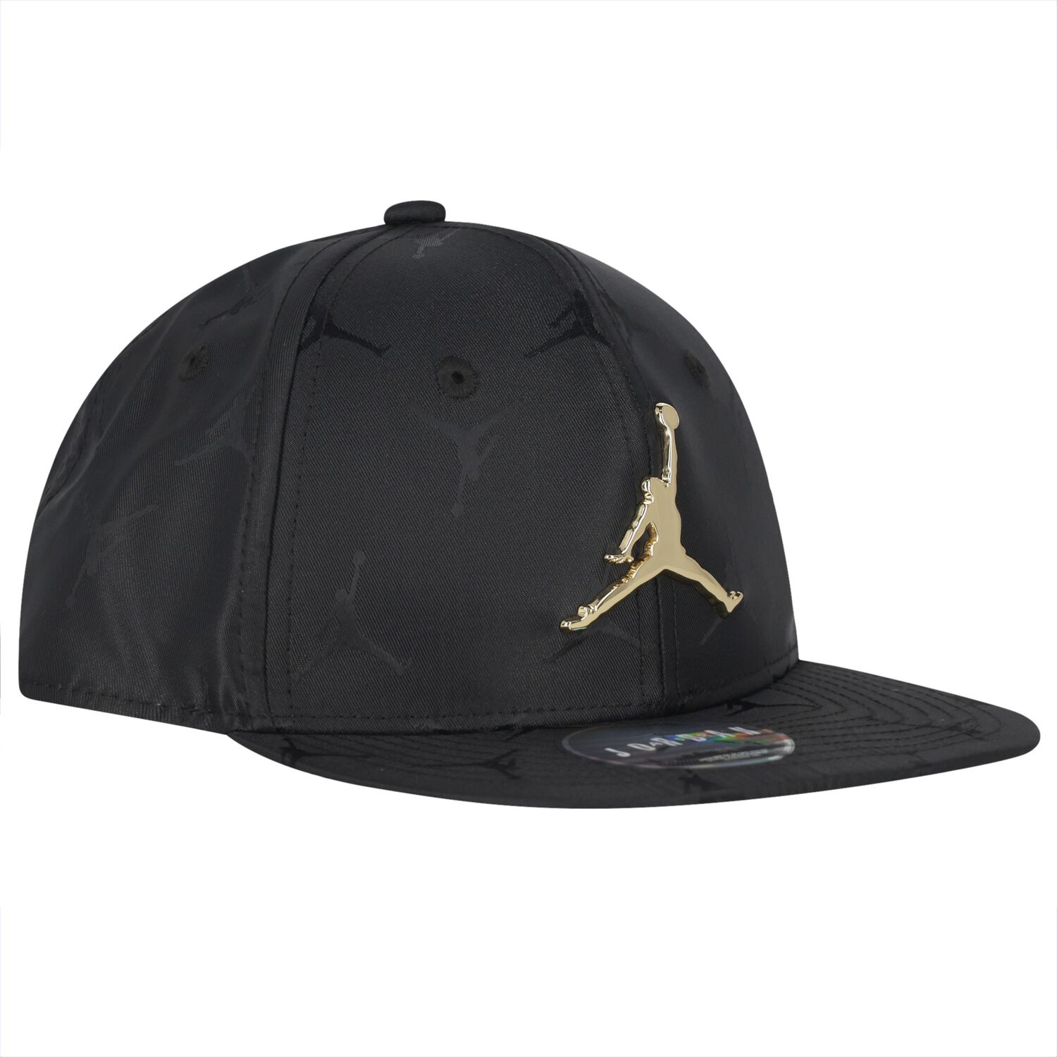 Boys Black Jordan Cap, 1, hi-res