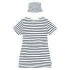 طقم فستان مخطط باللون الأبيض والأزرق, 1, hi-res