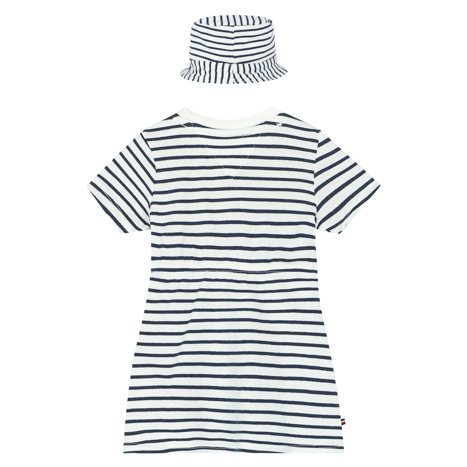 طقم فستان مخطط باللون الأبيض والأزرق, 1, hi-res image number null