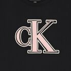 Girls Black Logo T-Shirt, 1, hi-res