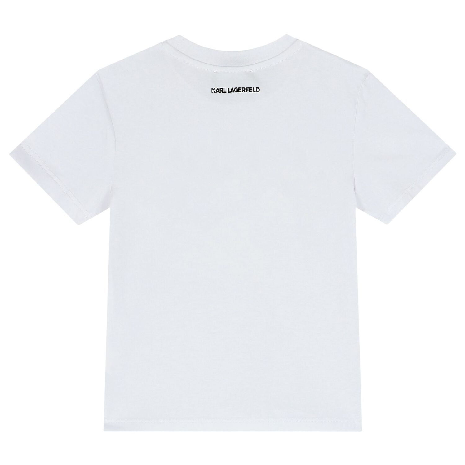 تيشيرت بنات بالشعار باللون الأبيض, 1, hi-res image number null