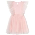 Girls Pink Embellished Tutu Dress, 1, hi-res