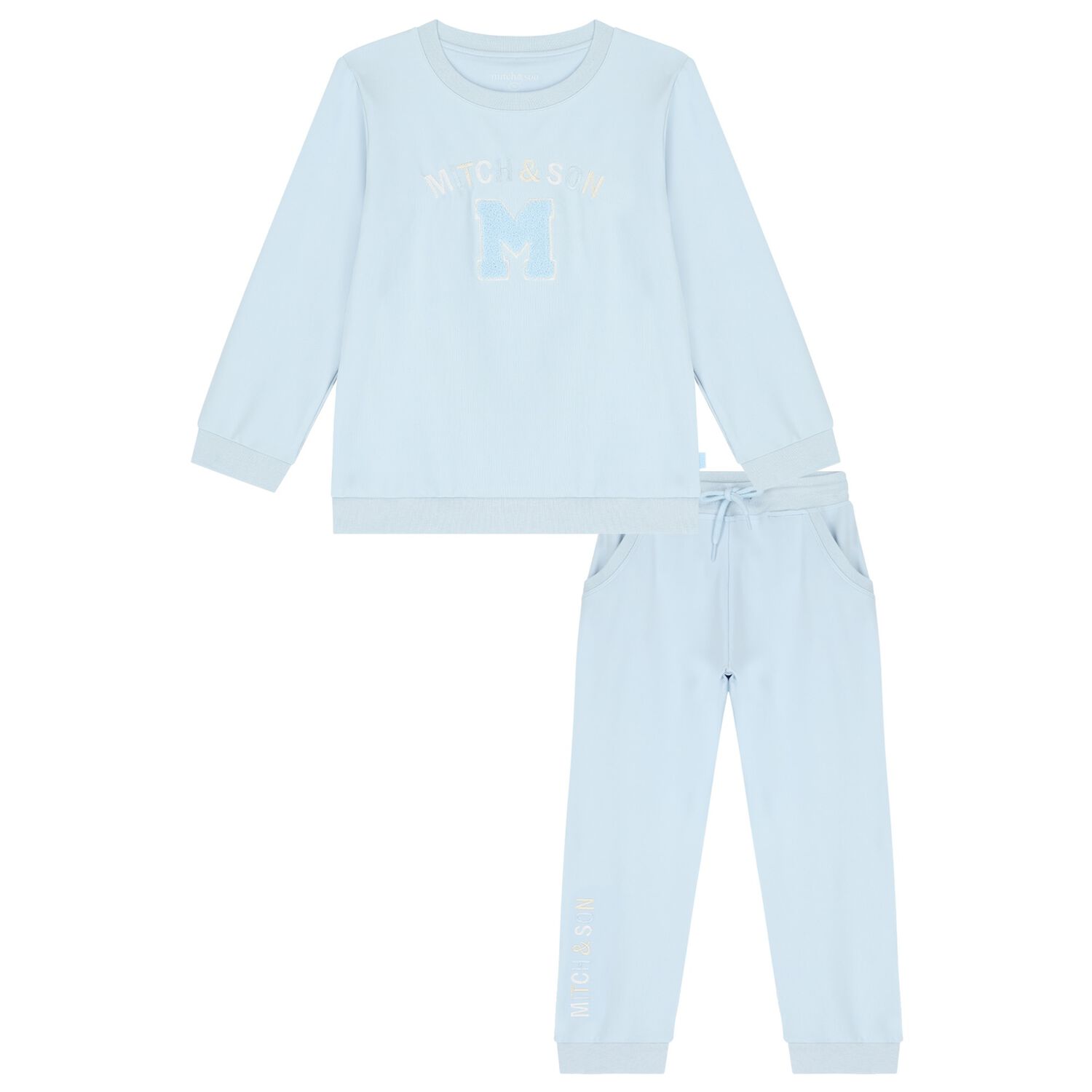 Boys Blue Logo Tracksuit, 1, hi-res image number null