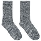 Boys Navy Blue & Grey Socks (3 Pack), 1, hi-res