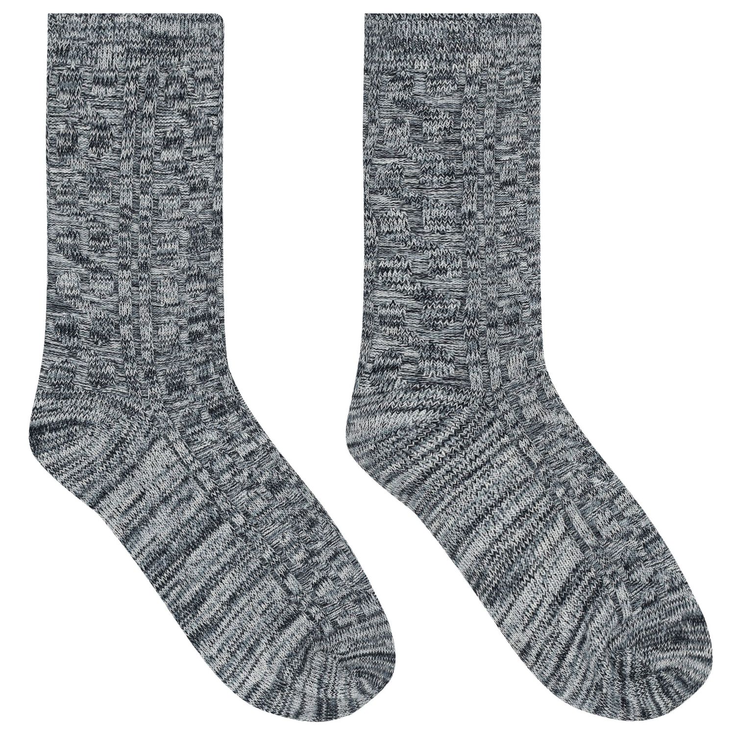 Boys Navy Blue & Grey Socks (3 Pack), 1, hi-res image number null