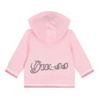 Baby Girls Pink Logo Tracksuit, 1, hi-res