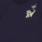 Boys Navy Blue Tiger T-Shirt, 1, hi-res