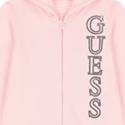 بدلة بنات رياضية بالشعار باللون الوردي, 1, hi-res