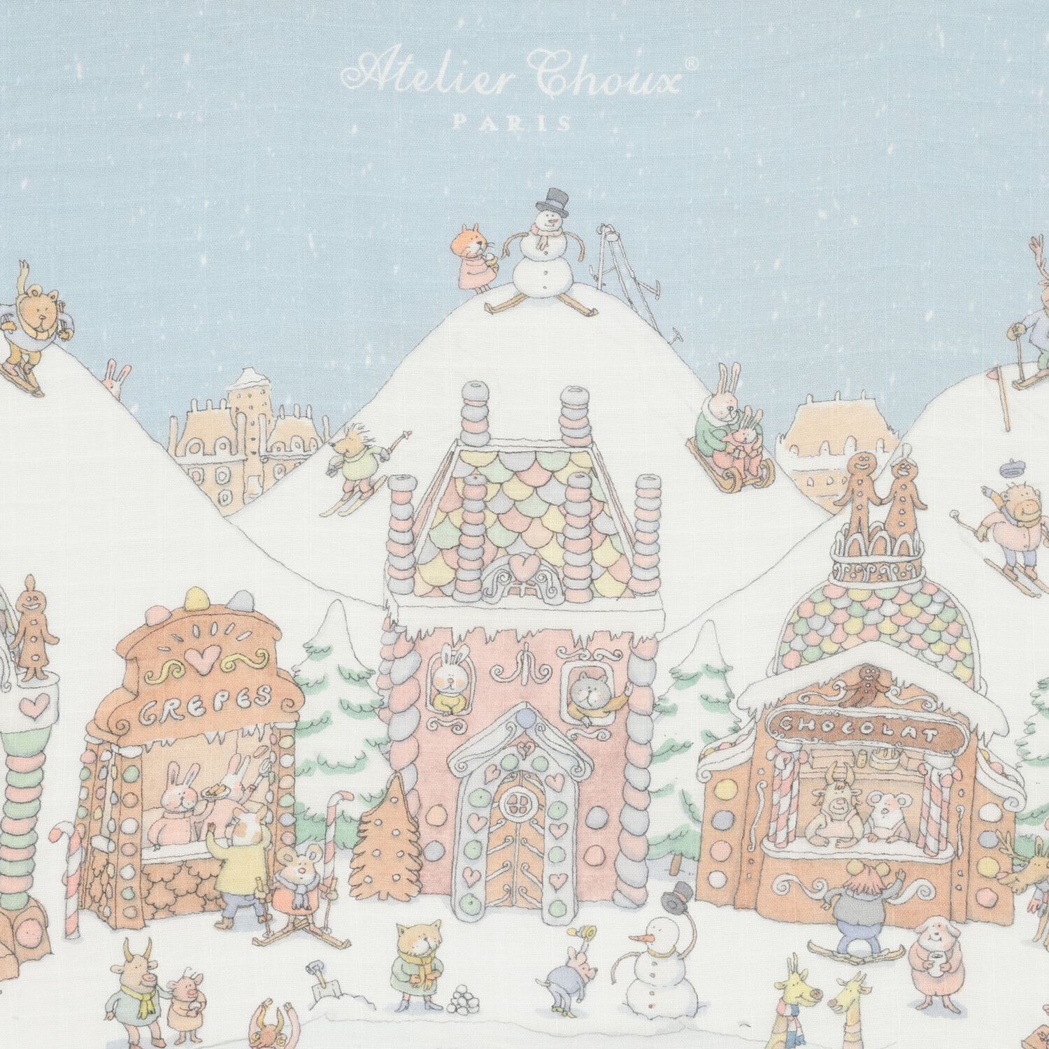 قماط بالشعار باللون الأبيض والأزرق للأطفال , 1, hi-res image number null