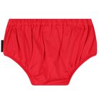 طقم بنات بشعار أحمر للفتيات الصغيرات, 1, hi-res