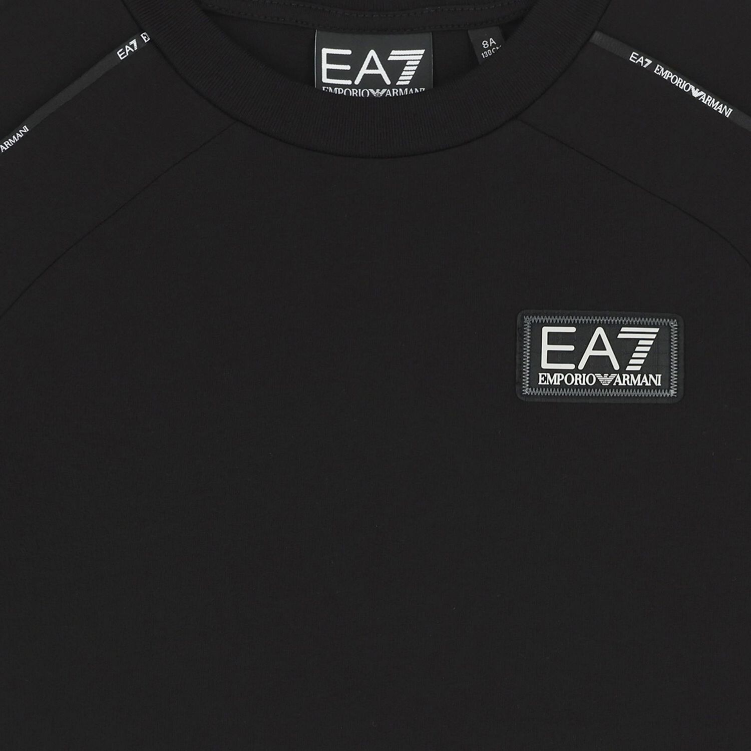 تيشيرت اولاد بالشعار باللون الاسود , 2, hi-res