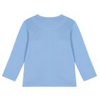 Younger Boys Blue Lenticular Long Sleeve Top, 1, hi-res