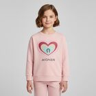 Girls Pink Logo Sweatshirt, 1, hi-res