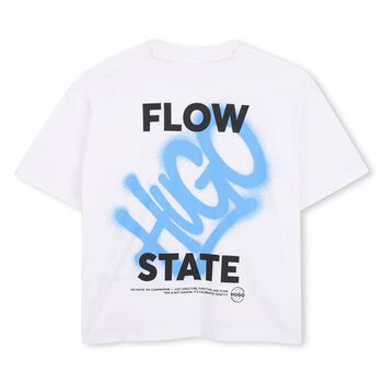 Boys White Logo T-Shirt