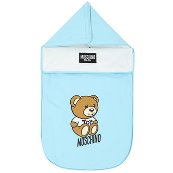 Blue Teddy Bear Logo Baby Nest
