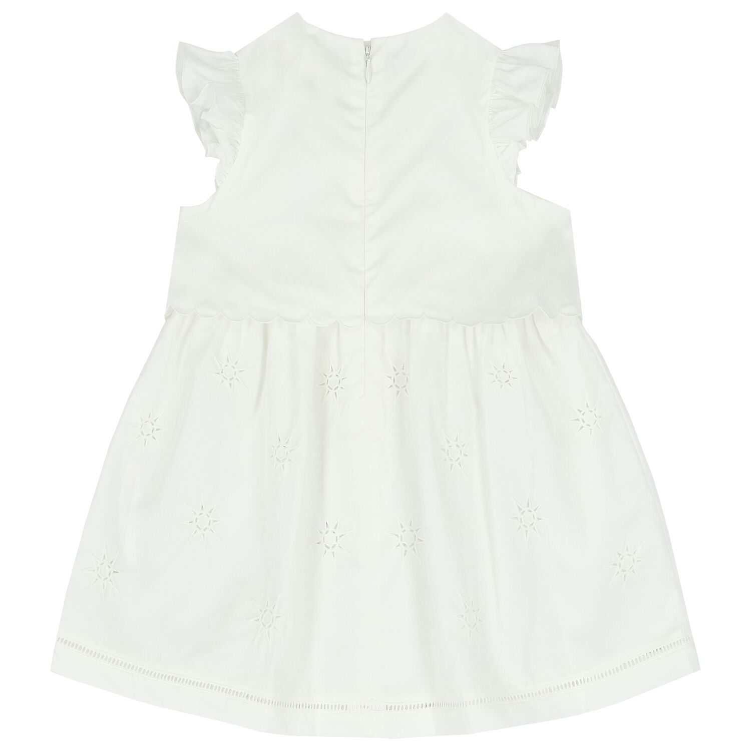 Younger Girls White Logo Dress Set, 1, hi-res image number null