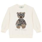 Ivory Teddy Bear Logo Sweatshirt, 1, hi-res