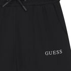 بنطلون رياضى للاولاد بالشعار باللون الاسود , 1, hi-res