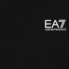 Boys Black Logo Long Sleeve Top, 1, hi-res