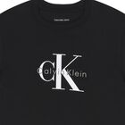 تيشيرت اولاد بالشعار باللون الاسود , 1, hi-res