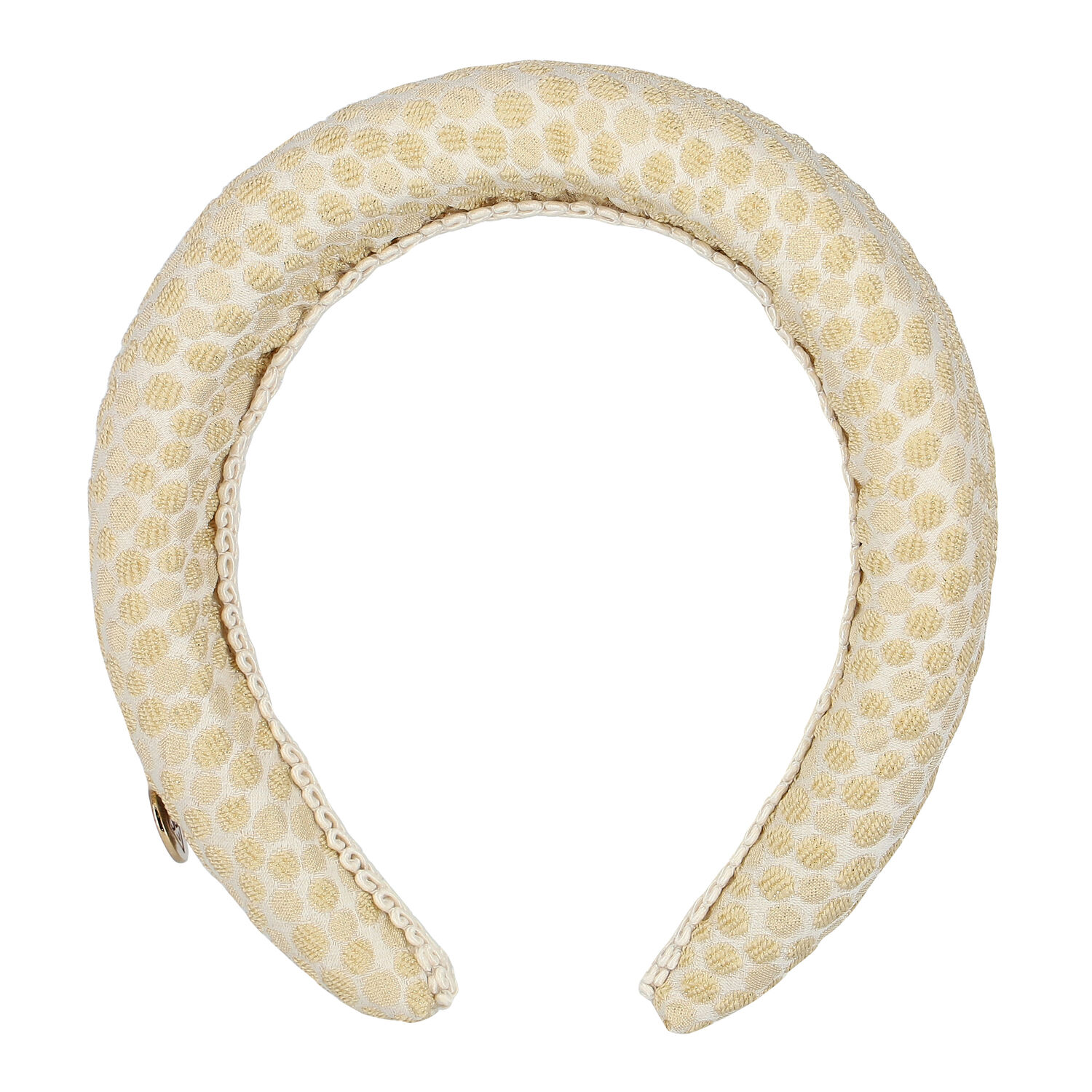 Girls Gold Jacquard Headband, 1, hi-res image number null