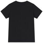 Boys Black & Gold Logo T-Shirt, 2, hi-res