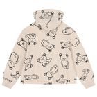 بدله رياضيه للبنات بطبعه تيدى بير باللون العاجى والاسود ( 3 قطع ) , 1, hi-res