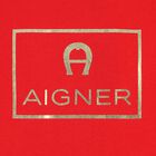 Boys Red & Gold Logo T-Shirt, 4, hi-res