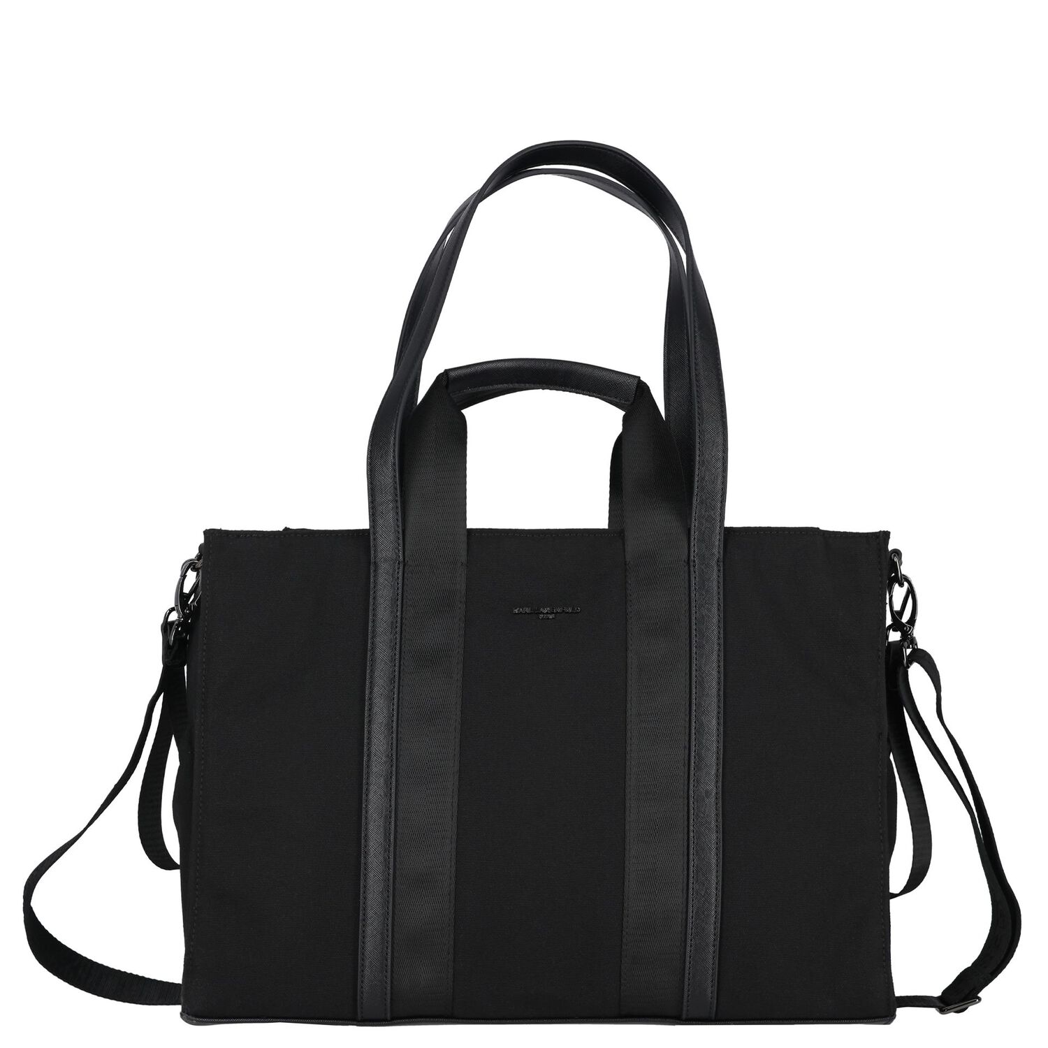 Black Ikonik Karl Baby Changing Bag, 1, hi-res
