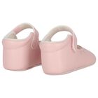 Baby Girls Pink Leather Pre Walker Shoes, 1, hi-res