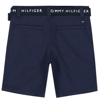 Boys Navy Chino Shorts
