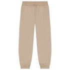 Boys Beige & Navy Blue Tracksuit Set ( 3 Piece ), 2, hi-res
