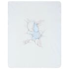 طقم بطانية أولاد بطبعة الأرنب باللون الأبيض والأزرق, 2, hi-res