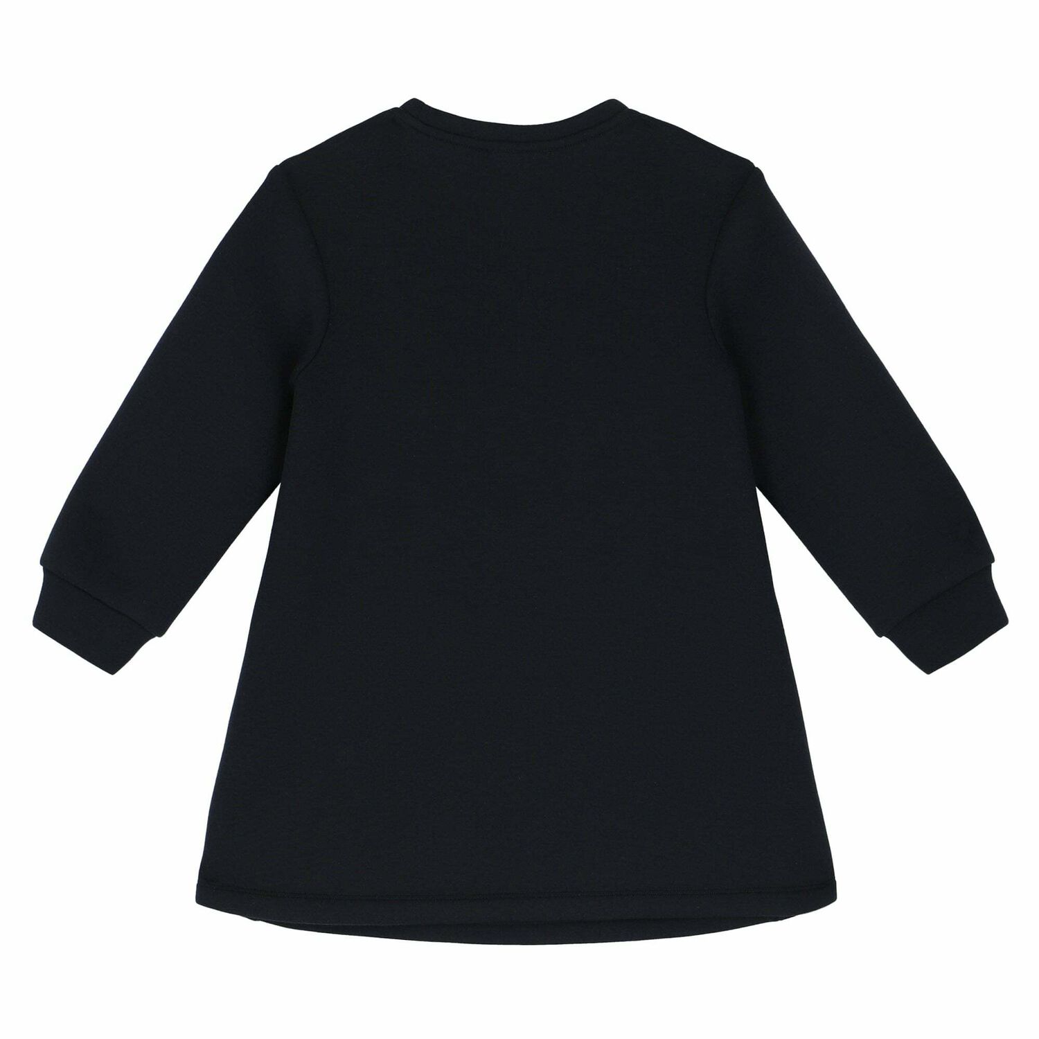 Girls Navy Logo Sweatshirt Dress, 1, hi-res