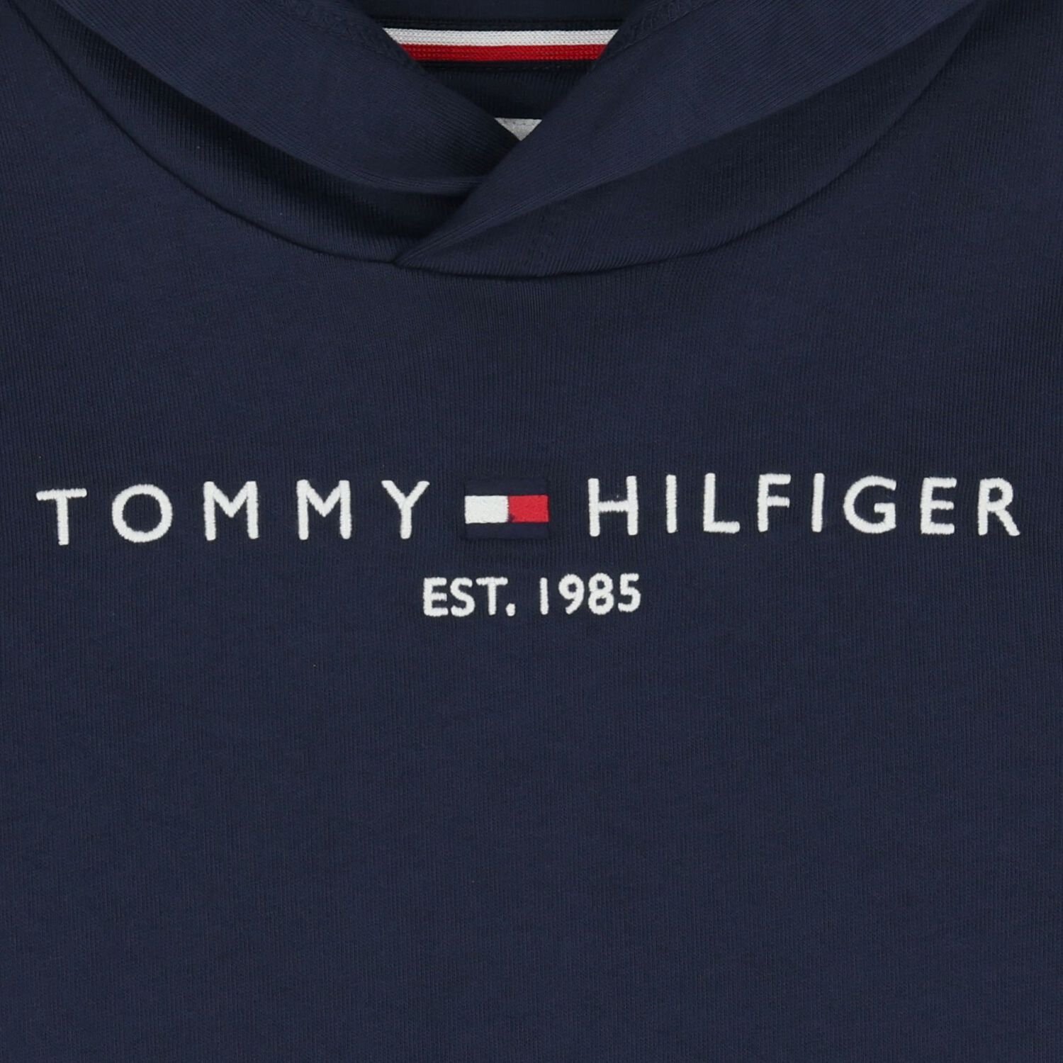 توب اولاد هودى بالشعار باللون الكحلى , 2, hi-res