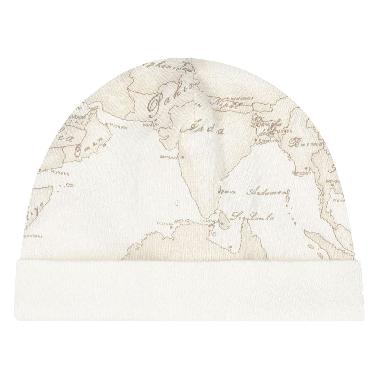 Ivory & Beige Geo Map Babygrow Gift Set, 4, hi-res image number null