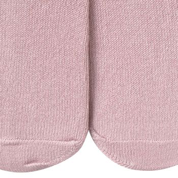 Younger Girls Pink Logo Tights