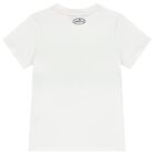 Boys White Logo T-Shirt, 1, hi-res