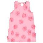 Girls Pink Floral Dress, 1, hi-res