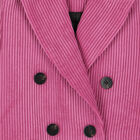 Girls Pink Corduroy Blazer, 1, hi-res