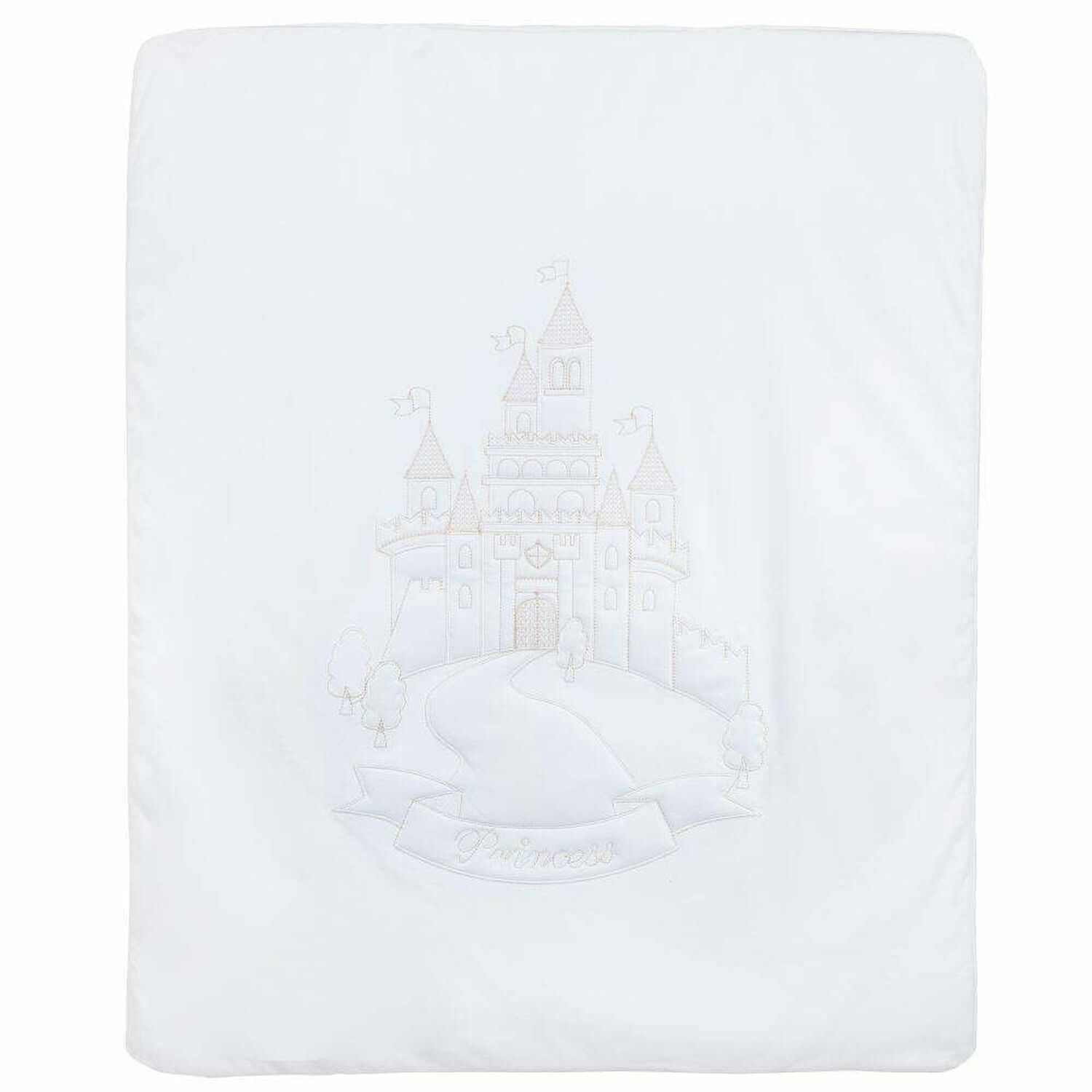 Baby White Cotton Blanket, 1, hi-res