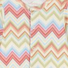 Multi-Coloured Zig Zag Babygrow Gift Set , 3, hi-res