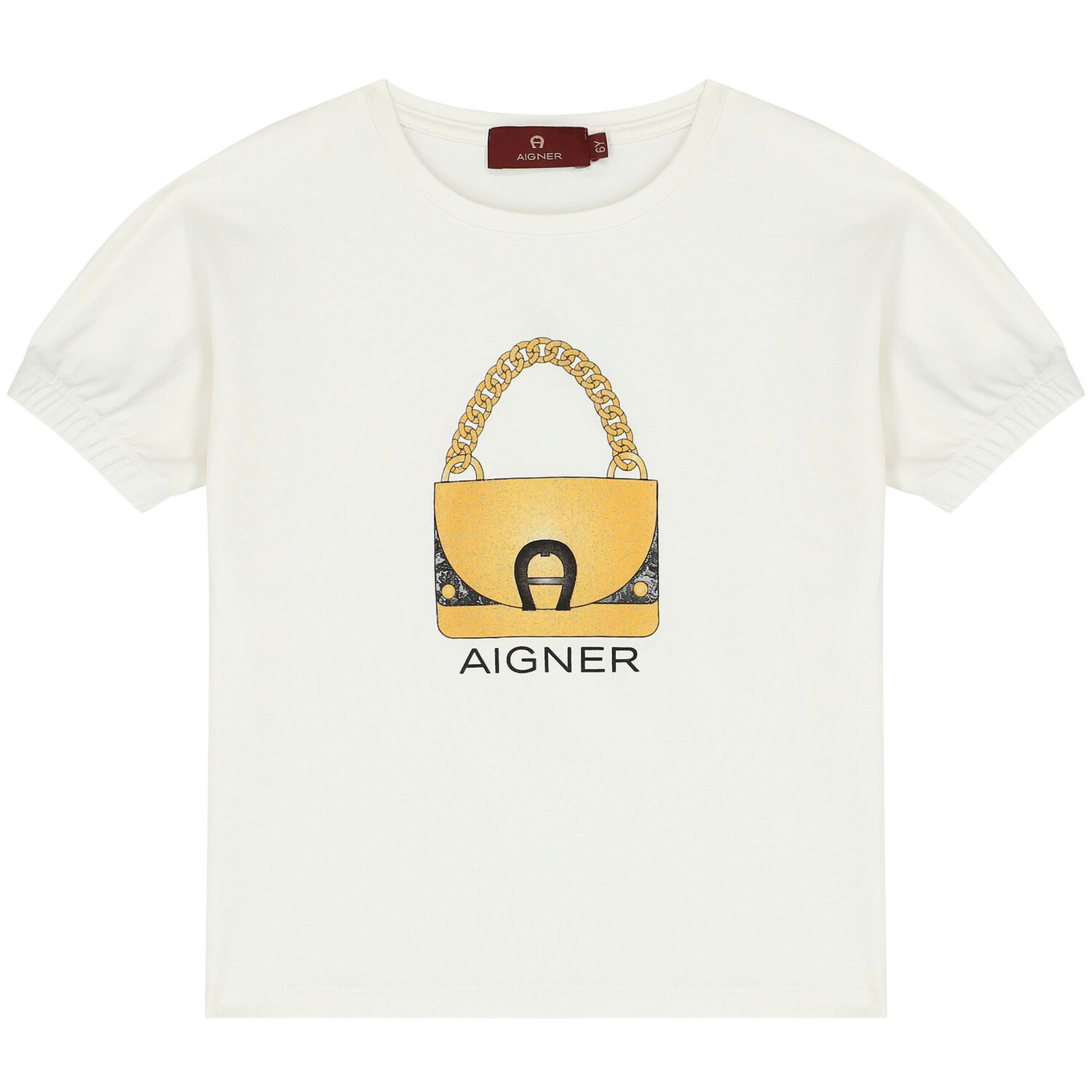 Girls Ivory Logo Bag T-Shirt, 1, hi-res image number null