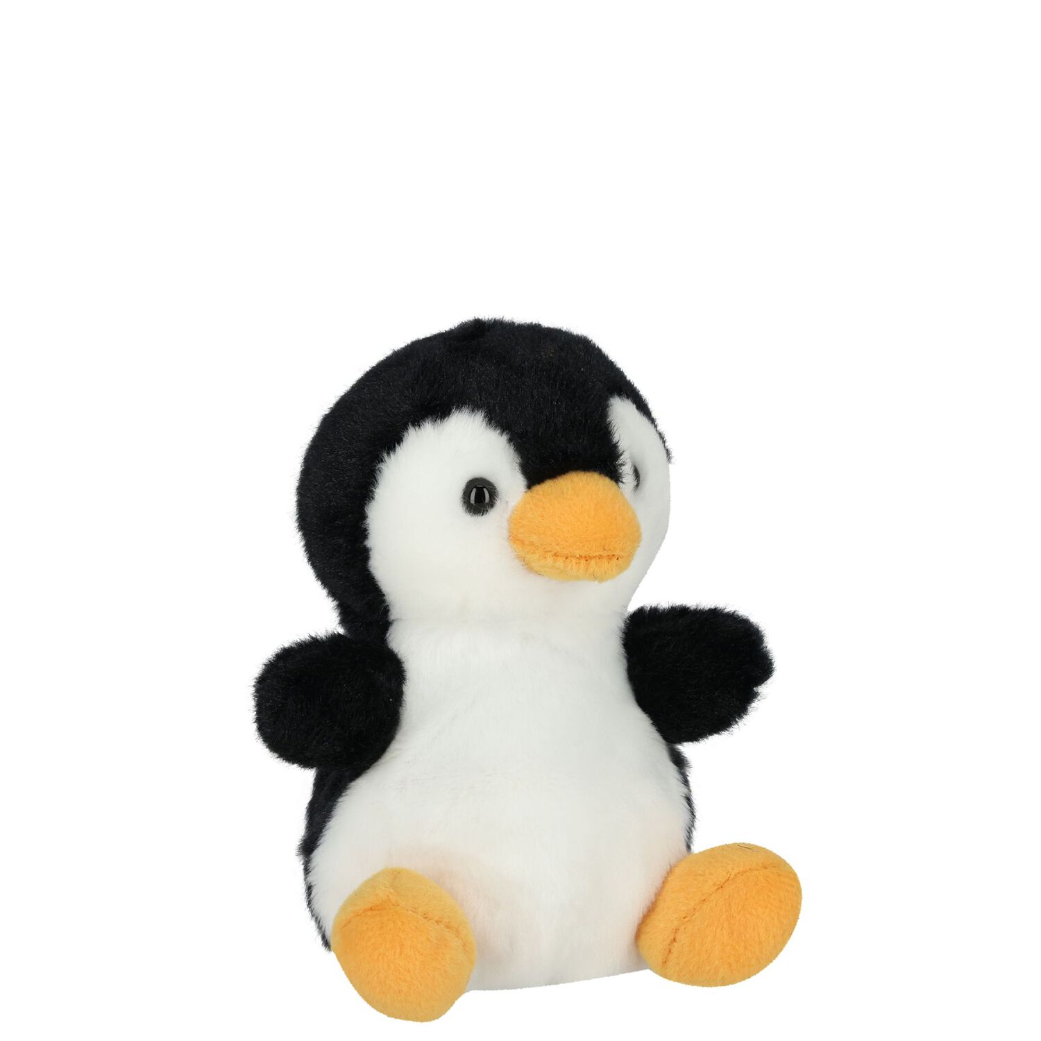 Palm Pals Black & White Chilly Penguin Soft Toy ( 13CM ), 1, hi-res