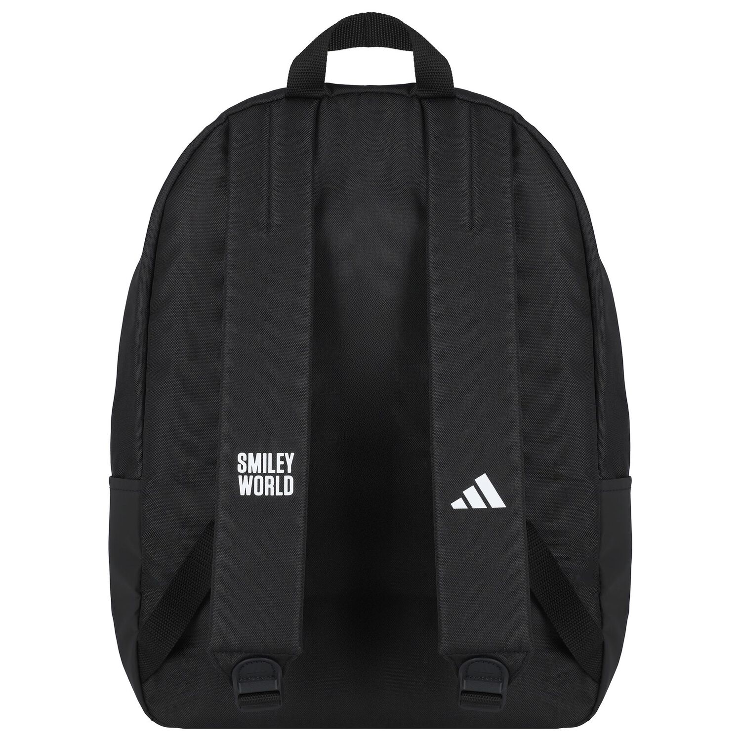 حقيبة ظهر بشعار سمايلي باللون الأسود, 1, hi-res
