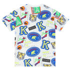 تيشيرت بالشعار باللون الابيض للاولاد, 1, hi-res