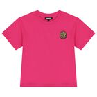 Girls Pink Logo T-Shirt, 1, hi-res