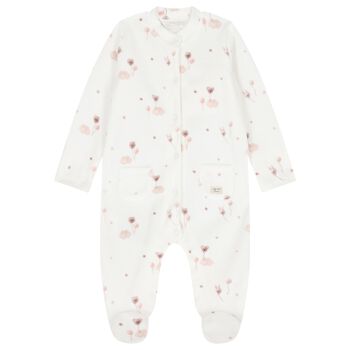 Baby Girls Ivory Babygrow