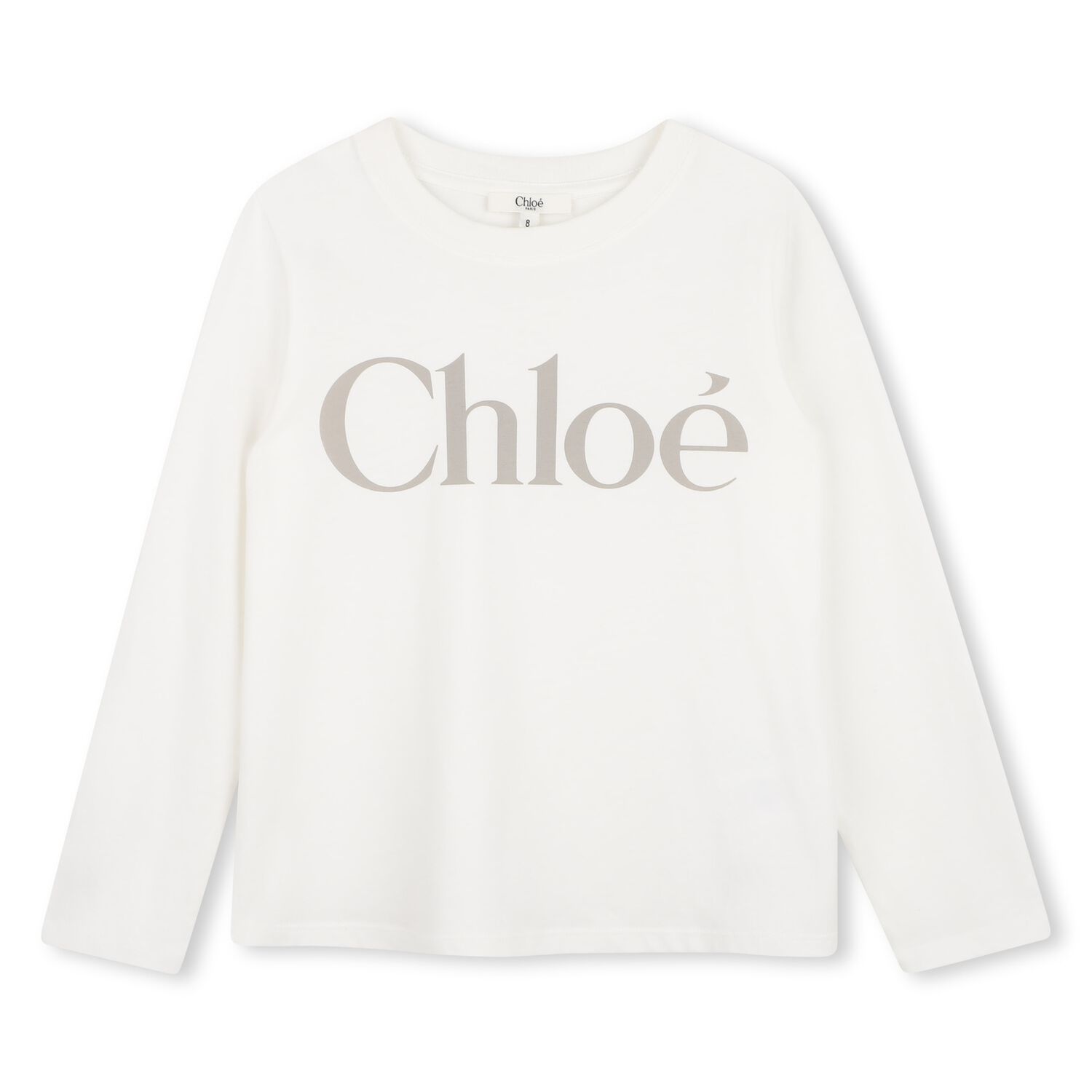Girls Mini Me White Long Sleeve Top, 1, hi-res